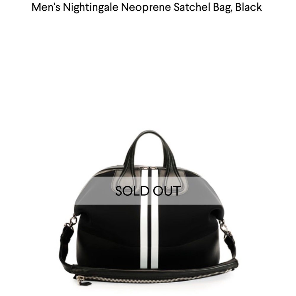 Givenchy Men’s Nightingale Neoprene Satchel black